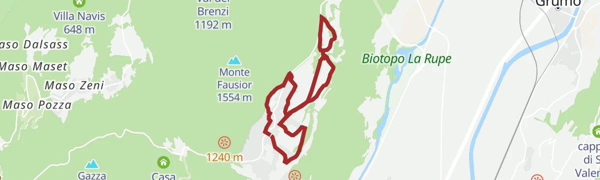 Route map: Handbike - Giro dell'Otto e Stalle
